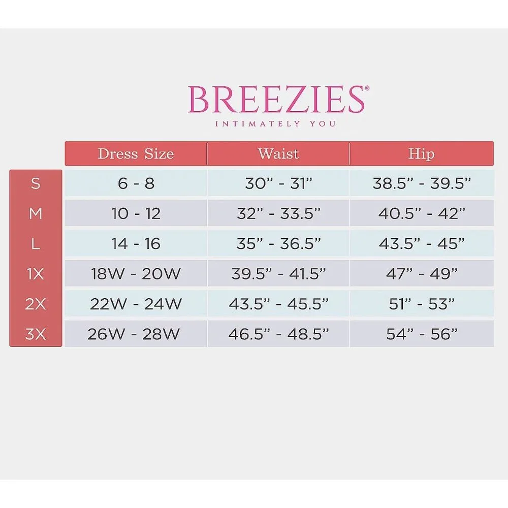 A606736 Breezies Seamless Lace Comfort Set Of Full 3 Size 3X Sunbeige L/N - Picture 4 of 4